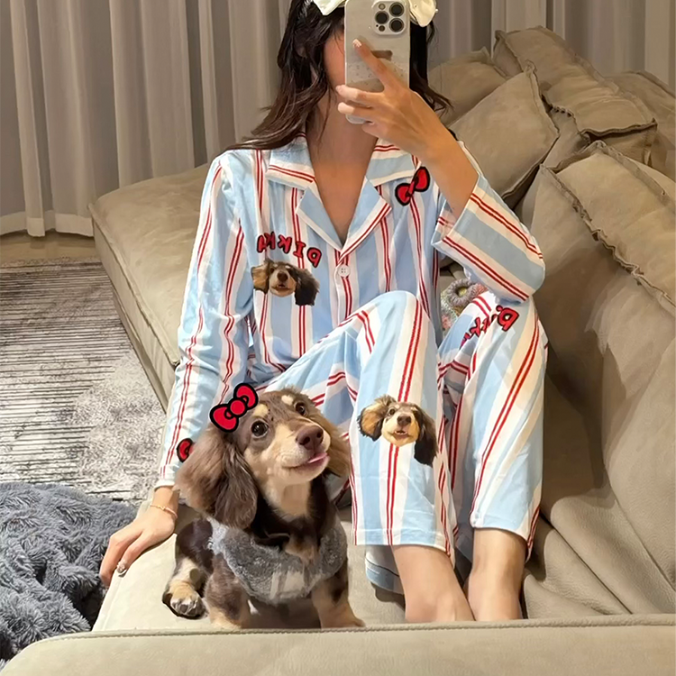Haustier benutzerdefinierte Loungewear Pyjamas Original-Design ins einfache und bequeme Katze Hund kreative Geschenke