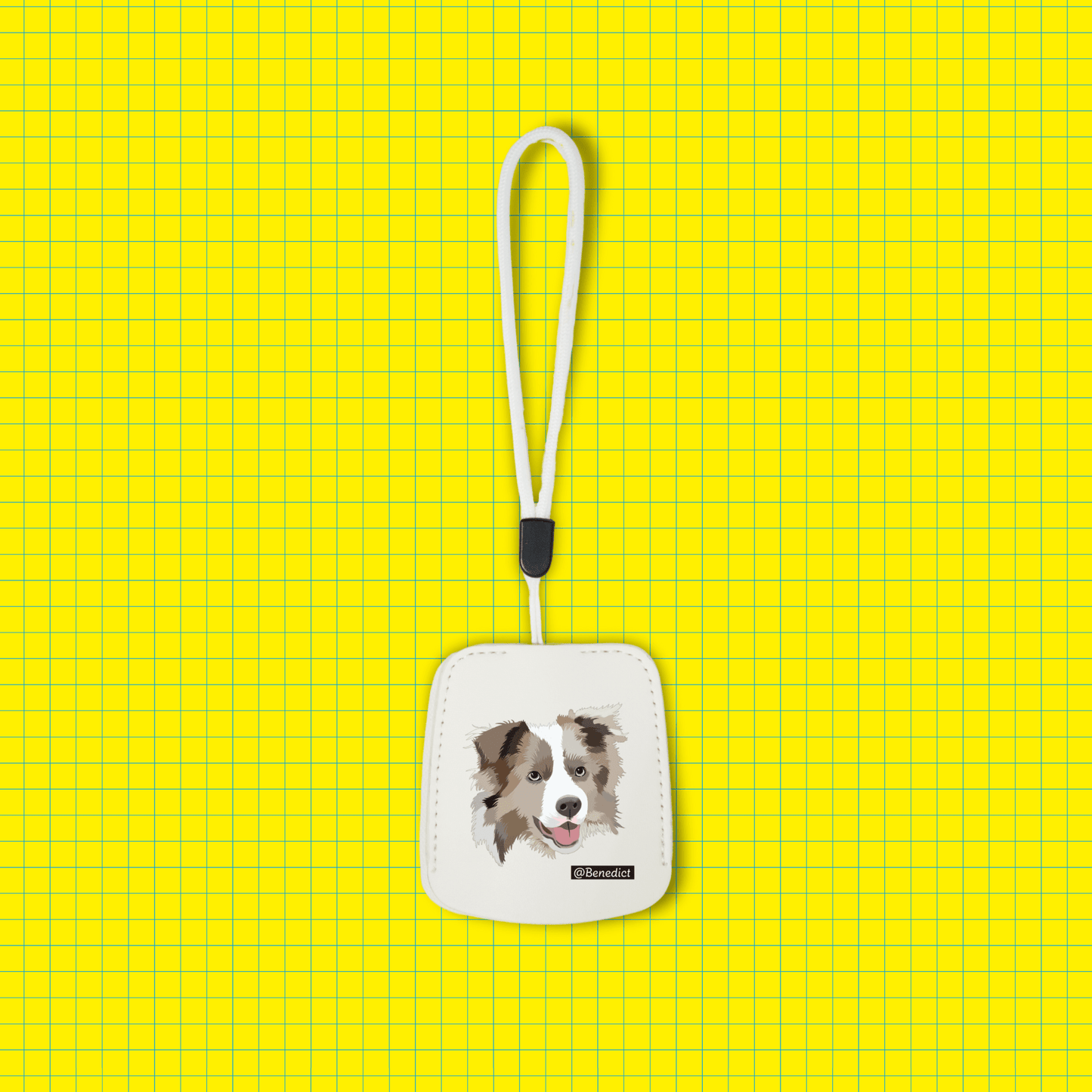 MiLi Tag × OOOMG | Item Finder Leather Keychain Protective Case Customized Printing Air Tag Protector - OOOMG