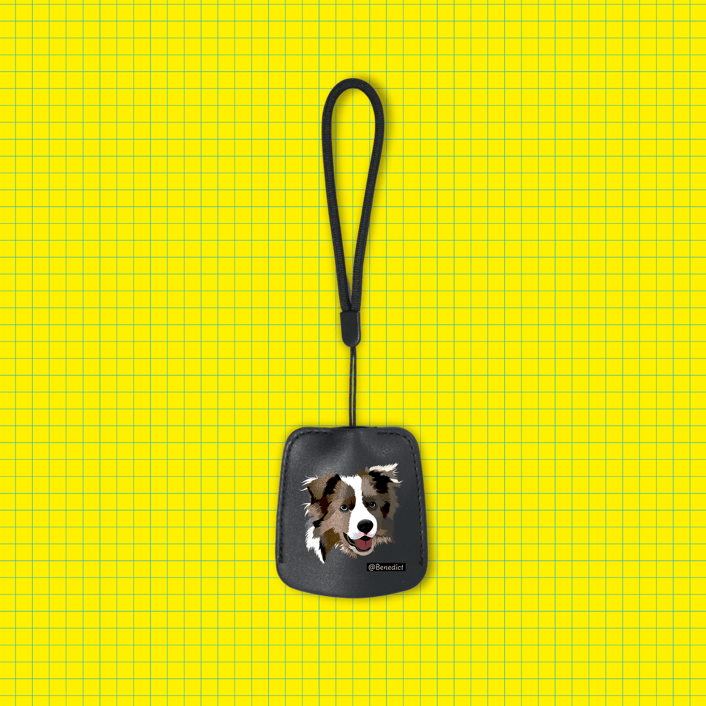 MiLi Tag × OOOMG | Item Finder Leather Keychain Protective Case Customized Printing Air Tag Protector - OOOMG