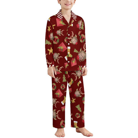 [Without Pockets]Custom Photo A Gift That Brings Joy And Warmth To Your Relationship - Kids' Personalized Custom Pajamas with Pocket