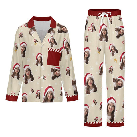 [With Pockets]Custom Photo A Gift That Brings Joy And Warmth To Your Relationship - Women's Personalized Custom Pajamas with Pocket