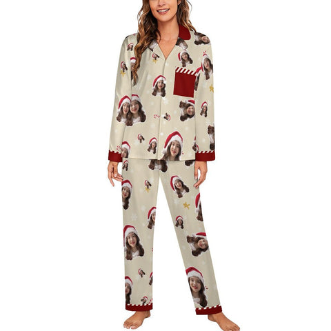 [With Pockets]Custom Photo A Gift That Brings Joy And Warmth To Your Relationship - Women's Personalized Custom Pajamas with Pocket