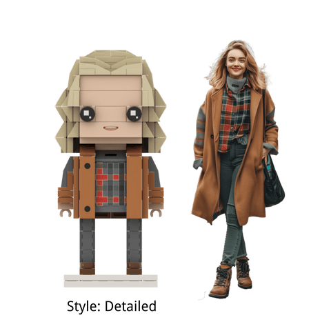 [SQUAREME] Full Body photo customizable DIY gift single Brick Figures