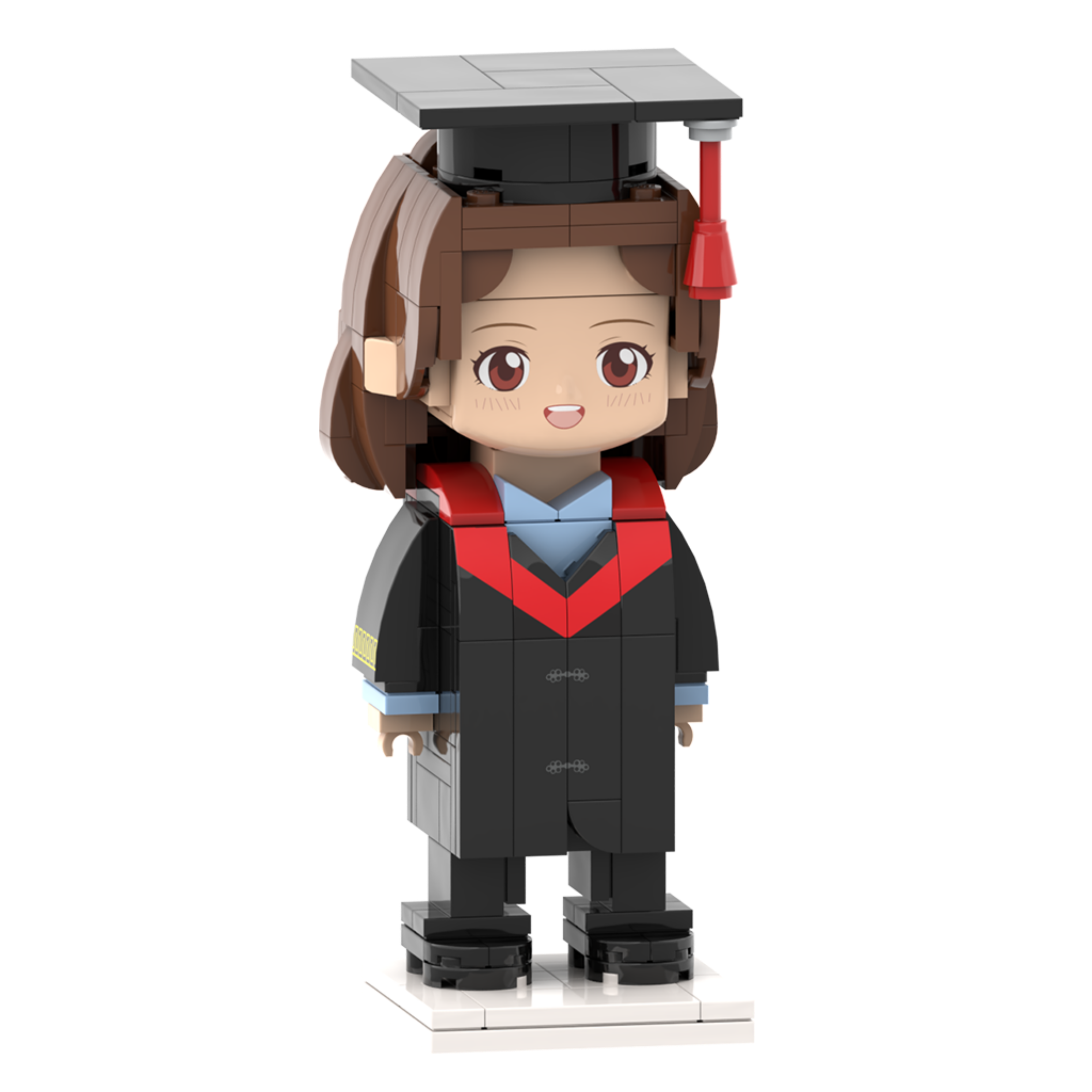 Graduation Gifts Custom Head Brick Figures Personalized Medical Bachelor's Uniforms Brick Figures Small Particle Block Toy