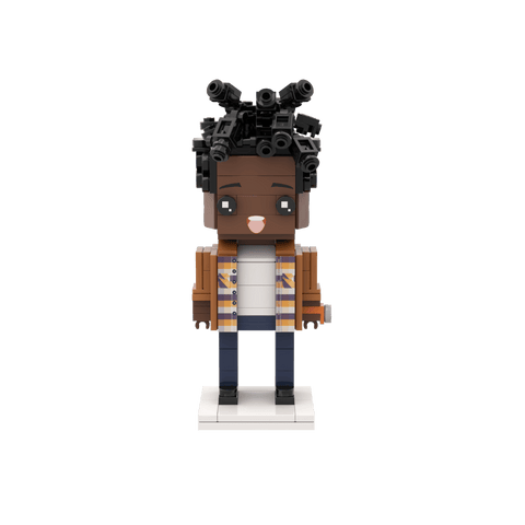 Custom brick figures, lego brickheadz - Suqare Face Photo Customizable Single Brick Figure - OOOMG