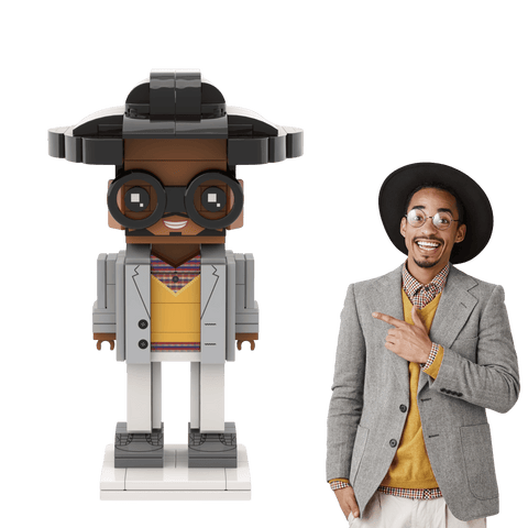 [SQUAREME] Full Body Photo Customizable Single Brick Figure