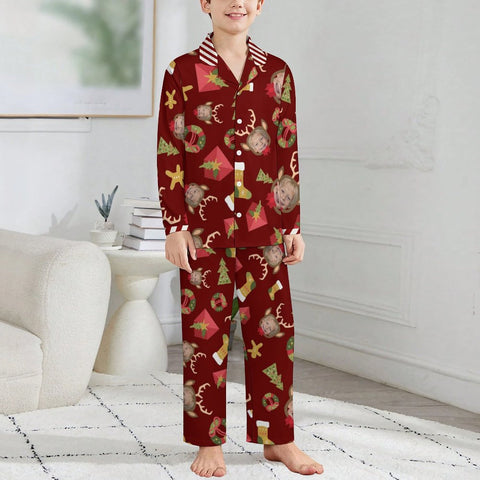 [Without Pockets]Custom Photo A Gift That Brings Joy And Warmth To Your Relationship - Kids' Personalized Custom Pajamas with Pocket