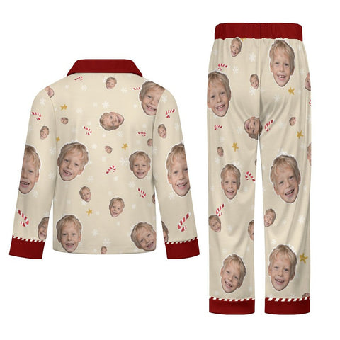 [With Pocket]Custom Photo A Gift That Brings Joy And Warmth To Your Relationship - Kids' Personalized Custom Pajamas with Pocket