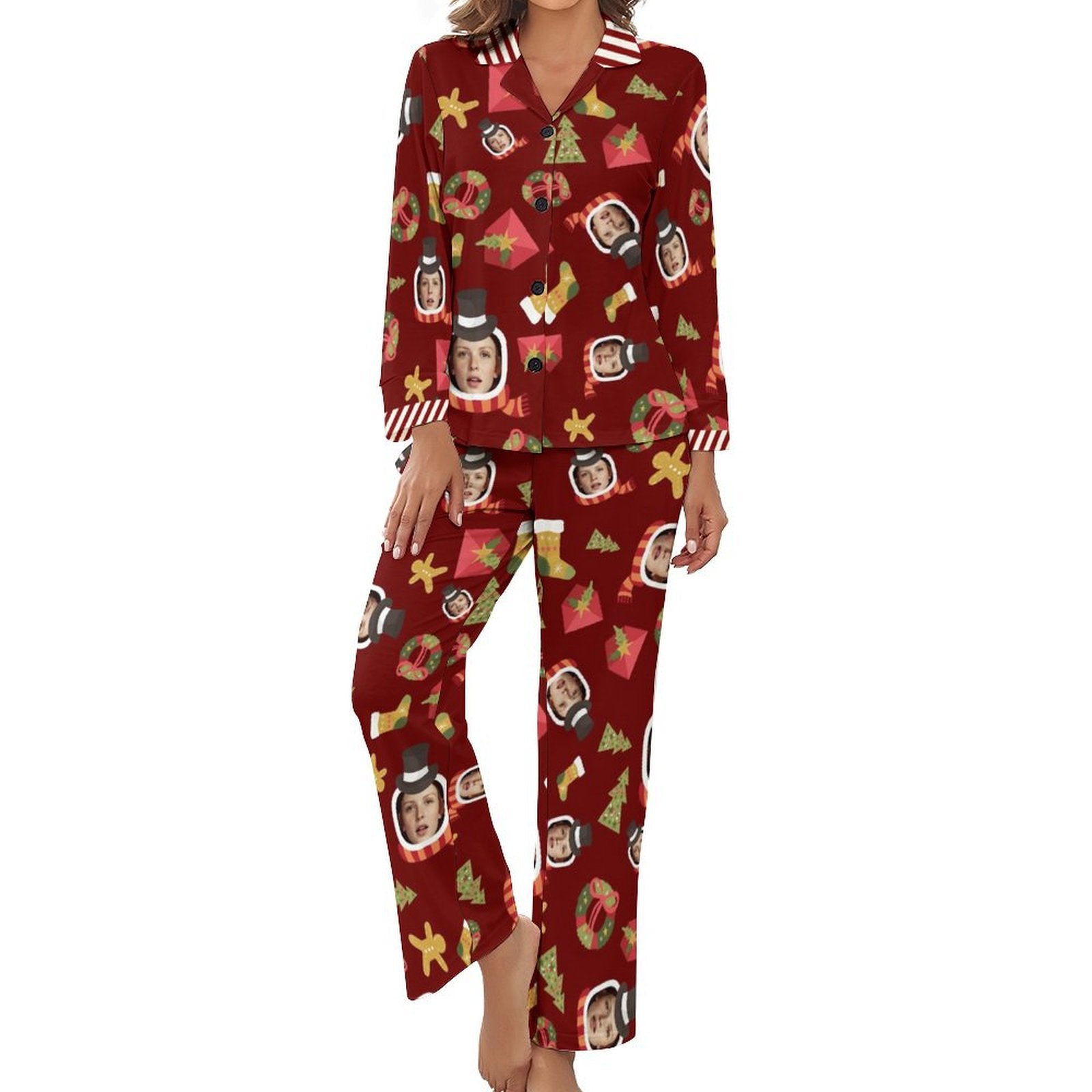 [Without Pockets]Custom Photo A Gift That Brings Joy And Warmth To Your Relationship - Women's Personalized Custom Pajamas with Pocket