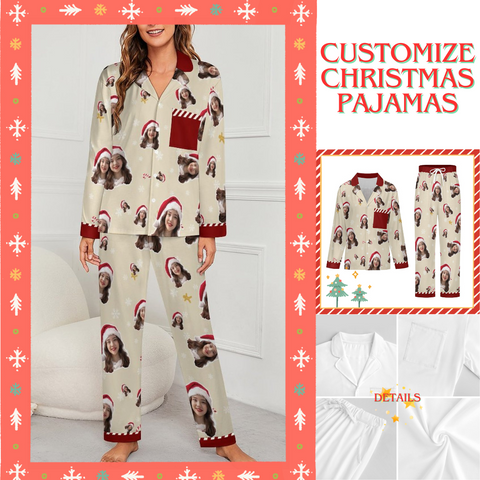 [With Pockets]Custom Photo A Gift That Brings Joy And Warmth To Your Relationship - Women's Personalized Custom Pajamas with Pocket