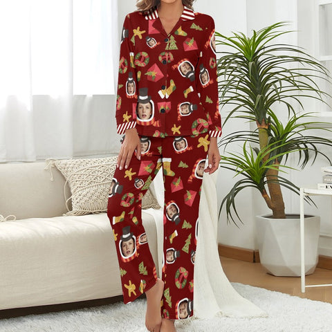 [Without Pockets]Custom Photo A Gift That Brings Joy And Warmth To Your Relationship - Women's Personalized Custom Pajamas with Pocket