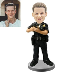 【HANDCRAFTED POPS] Armed Police Custom Bobblehead