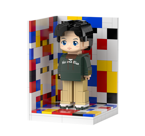 Custom brick figures, lego brickheadz - Photo customizable single Brick Figures with photo frame for girlfriends/boyfriends/family, Creative Birthday Presents, Create Your Own Unique Characters - OOOMG