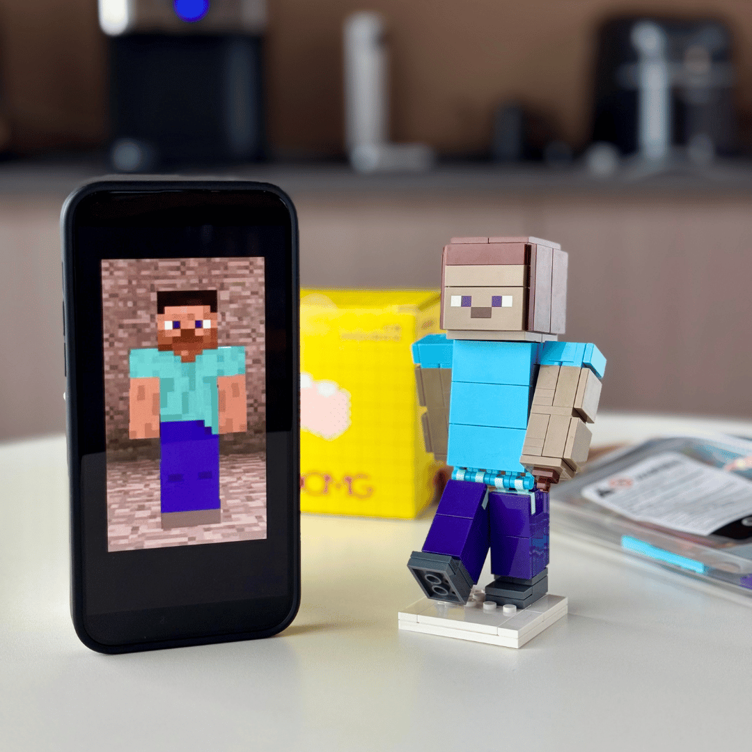 Premium "Steve" Custom Skin Figure - Personalized Gaming Character Statue High-Quality 3D Collectible