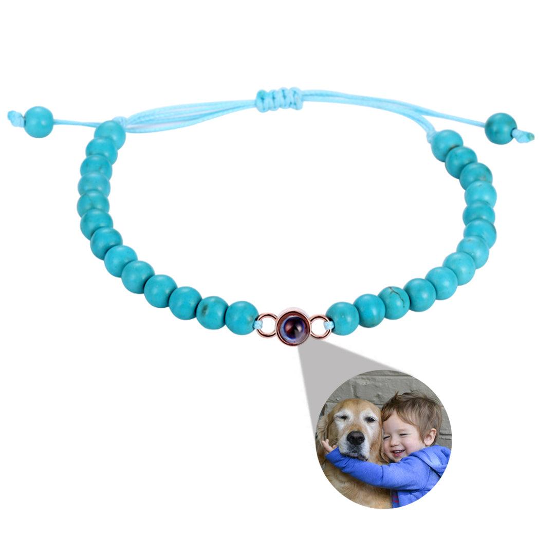 Coastal Beaded Photo Bracelet - OOOMG