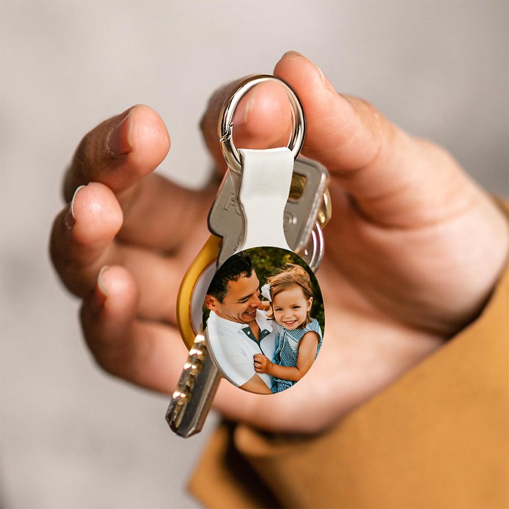 Custom Photo Airtag Keychain Drop Scratch Protection - OOOMG