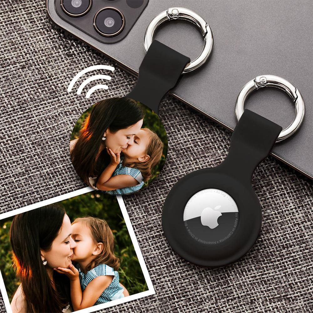 Custom Photo Airtag Keychain Drop Scratch Protection - OOOMG