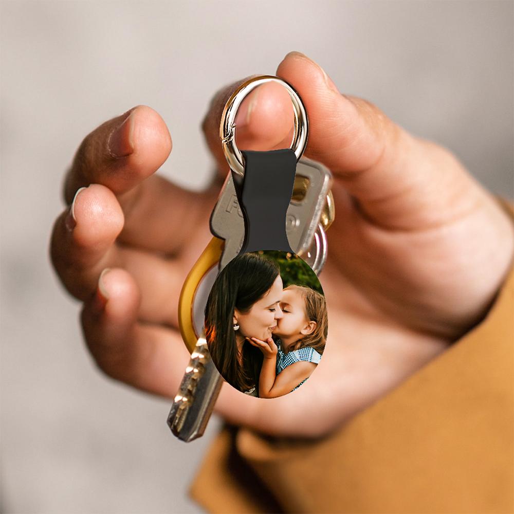 Custom Photo Airtag Keychain Drop Scratch Protection - OOOMG