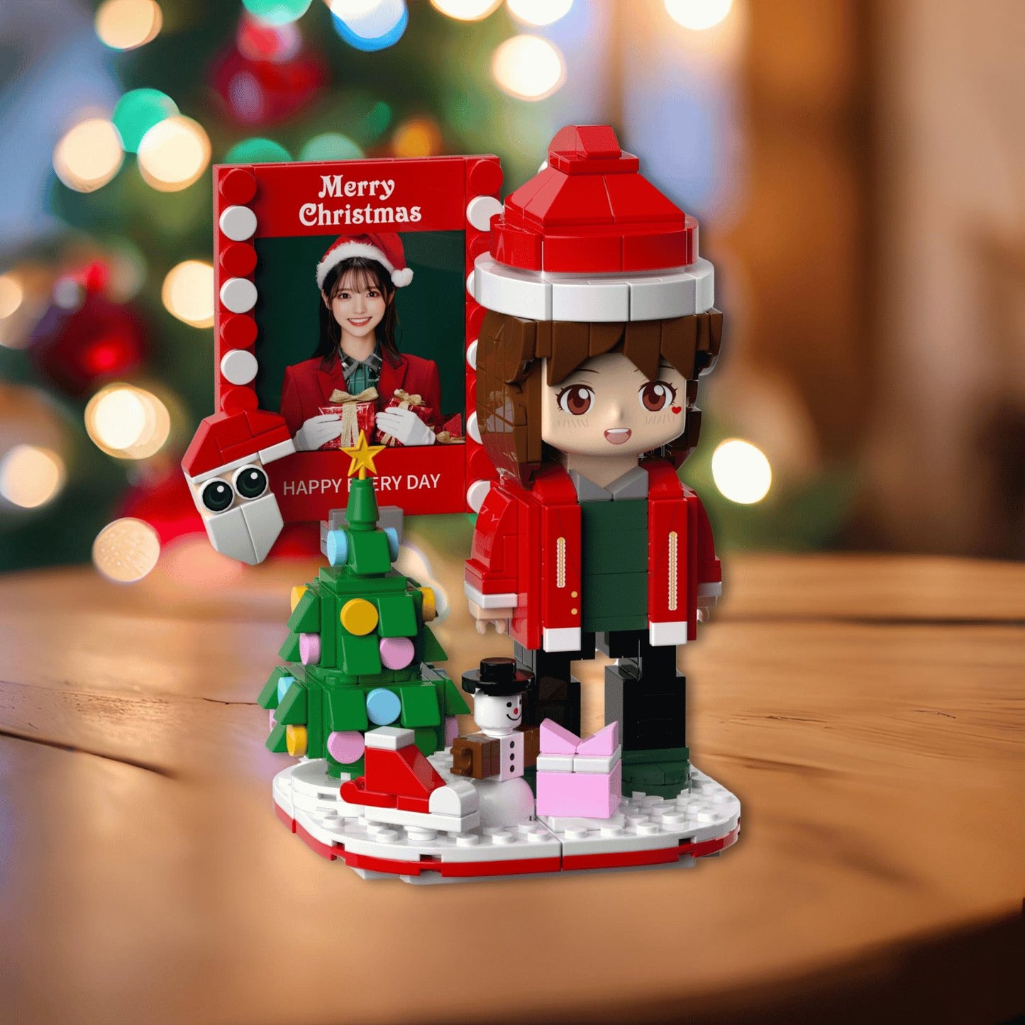 Full - body Christmas Custom Brick Figure For 1 Person - OOOMG