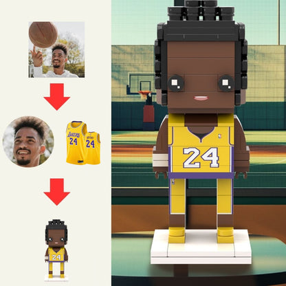 Full - body Custom Basketball Brick Figure Icons Sporty Personalized Figurines - OOOMG