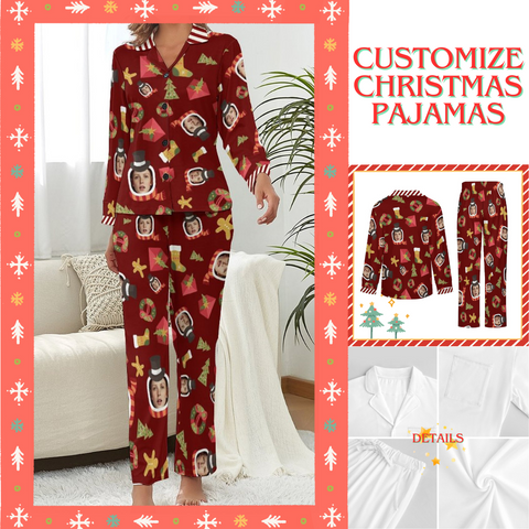 [Without Pockets]Custom Photo A Gift That Brings Joy And Warmth To Your Relationship - Women's Personalized Custom Pajamas with Pocket