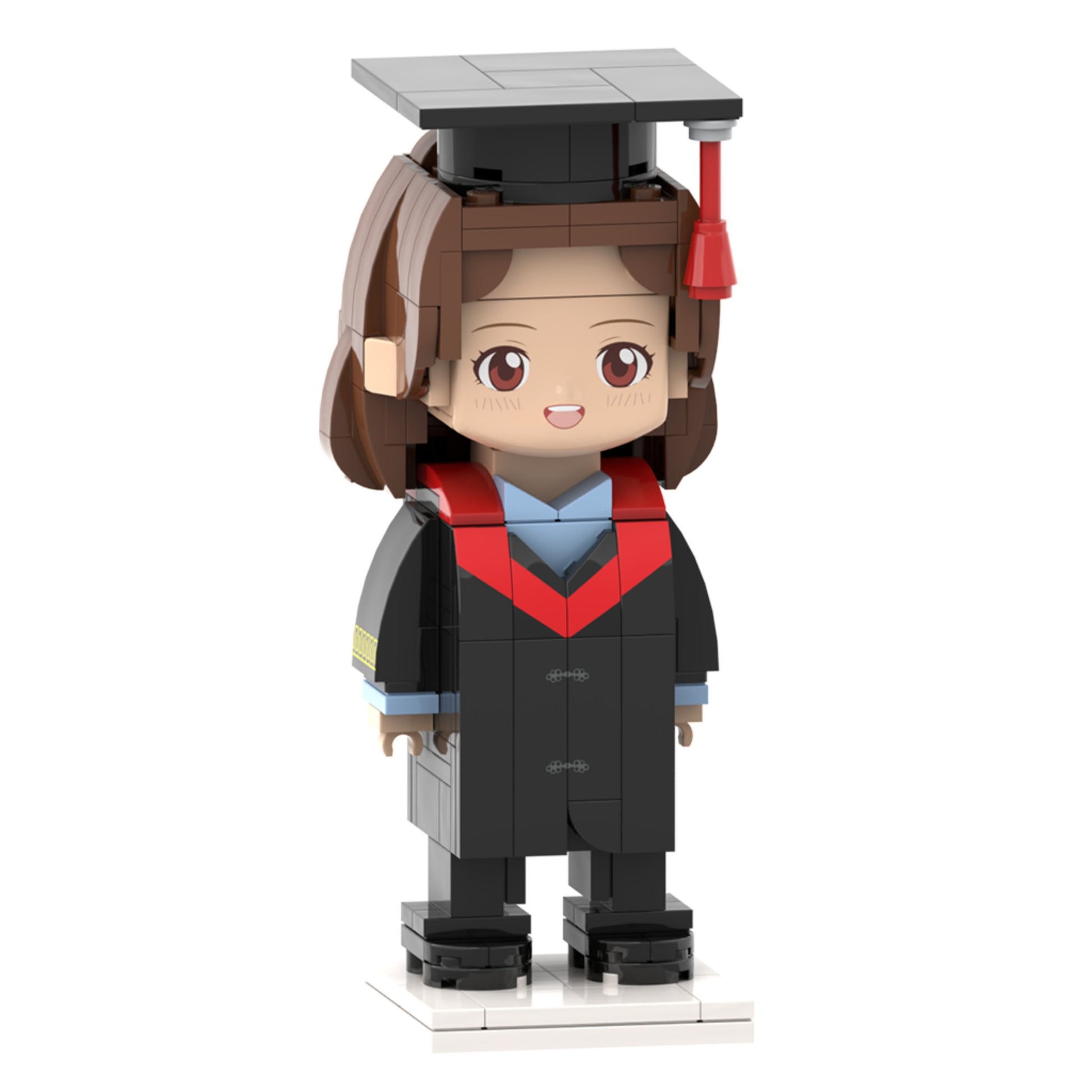 Graduation Gifts Custom Head Brick Figures Personalized Medical Bachelor's Uniforms Brick Figures Small Particle Block Toy - OOOMG