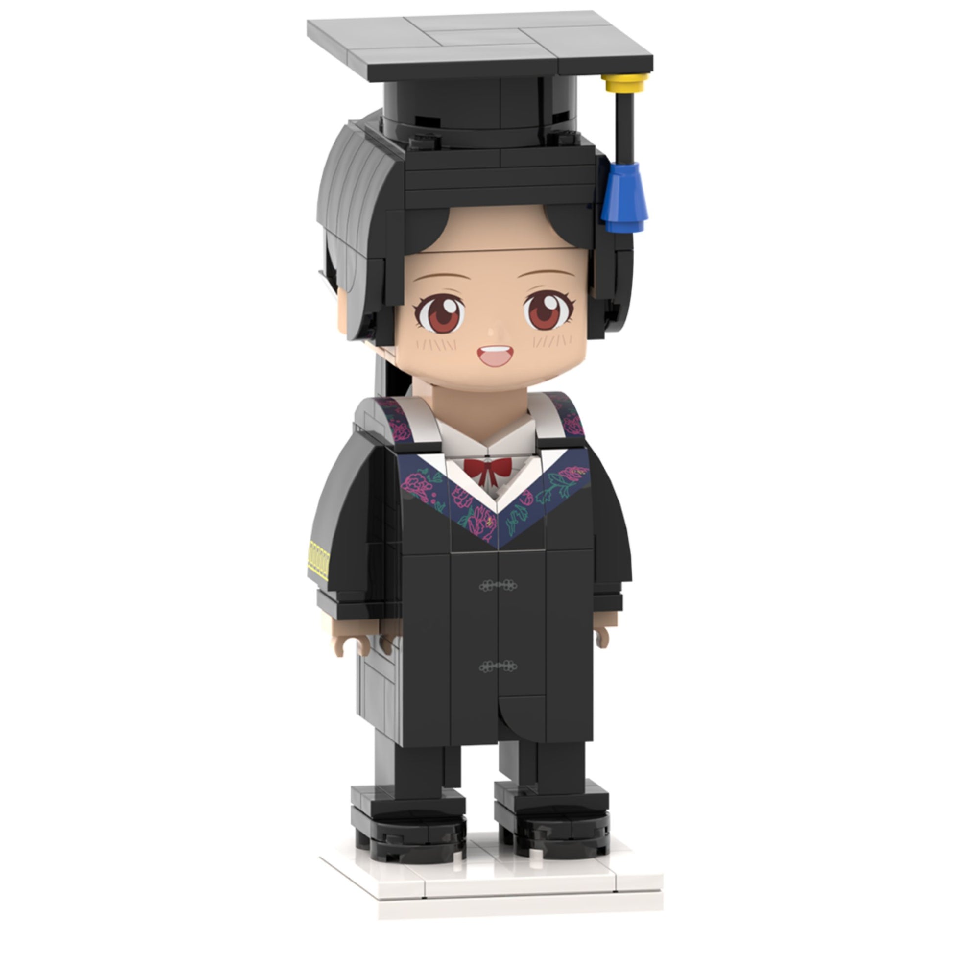 Graduation Gifts for Him Custom Head Brick Figures Personalized Medical Bachelor's Uniforms Brick Figures Small Particle Block Toy - OOOMG