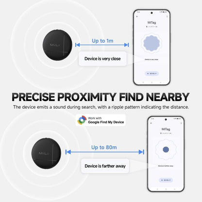 Item Finder with Personalized Holder – Compatible with Apple iPhone Find My & Google Find My Device For Android Phones - OOOMG