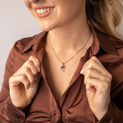 Lunar Crystal Photo Necklace - OOOMG