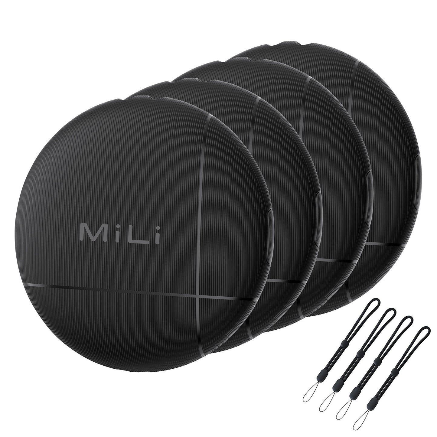 MiLi 2024 Luggage Tracker, Key Finder Locator Works with Apple Find My& Google Find My Device - OOOMG