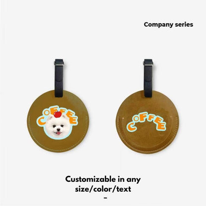 Pet custom peripherals original design travel boarding pass luggage tag cat dog creative gifts - OOOMG