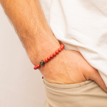 Coastal Beaded Photo Bracelet - OOOMG