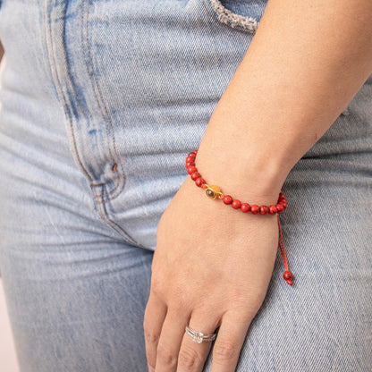 Coastal Beaded Photo Bracelet - OOOMG