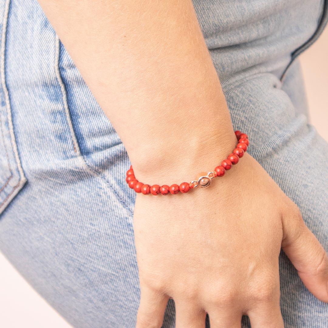 Coastal Beaded Photo Bracelet - OOOMG