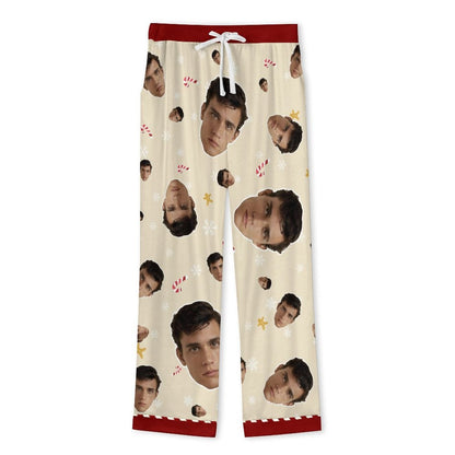 [With Pocket]Custom Photo A Gift That Brings Joy And Warmth To Your Relationship - Men's Personalized Custom Pajamas with Pocket - OOOMG