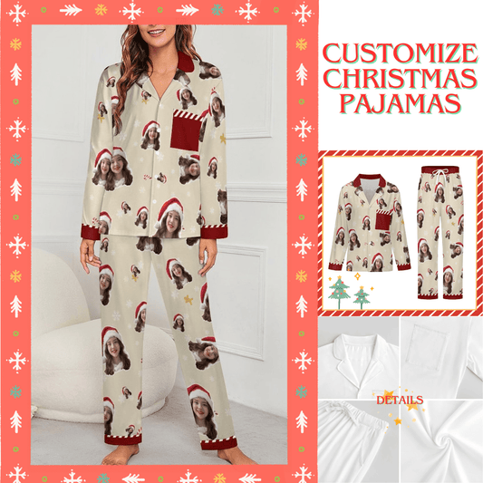 [With Pockets]Custom Photo A Gift That Brings Joy And Warmth To Your Relationship - Women's Personalized Custom Pajamas with Pocket - OOOMG