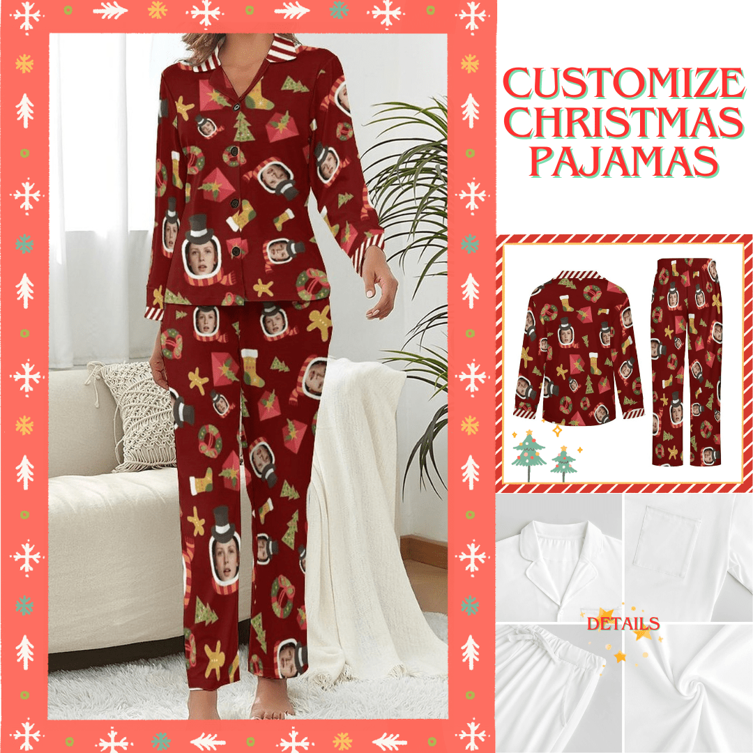 [Without Pockets]Custom Photo A Gift That Brings Joy And Warmth To Your Relationship - Women's Personalized Custom Pajamas with Pocket - OOOMG